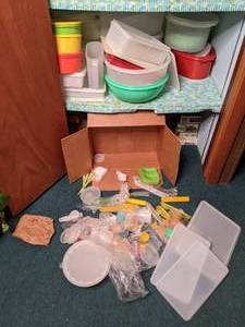 lot 244 image: Vintage Tupperware Lot See Photos...