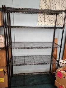 lot 261 image: Wire Shelving Unit 47.25 X 18 X 7...