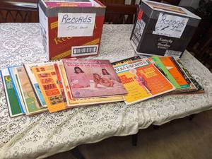 lot 193 image: (2) Boxes of Records (Julie Andrews...