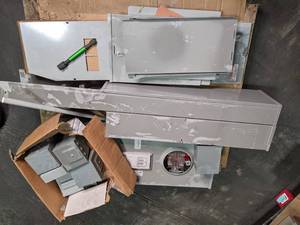 Pallet of Electrical meter boxes, p...