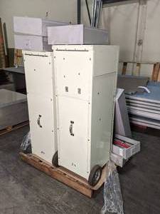 Lot of Milbank electrical meter box...