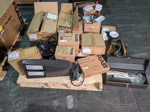 Pallet of RAB lighting and electric...