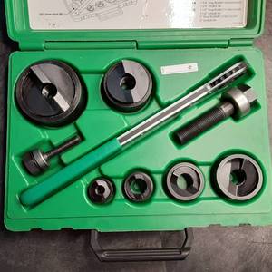 Greenlee knockout punch set for 12...