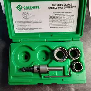 Greenlee 655 quick change carbide h...