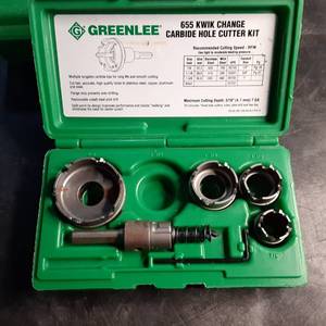Greenlee 655 kwik change carbide ho...
