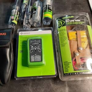 Assorted Greenlee testers and bits...