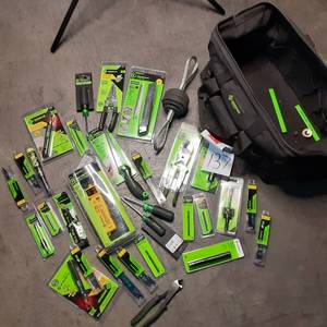 Lot of Greenlee hand tools all bran...
