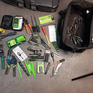 Greenlee tool bag filled with new h...