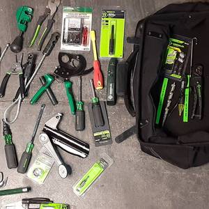Greenlee tool bag filled with new h...