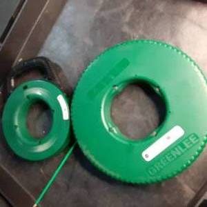 Greenlee 65 and 50 fish tape reel...