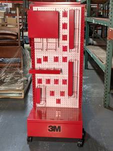3M display on Wheels with accessori...