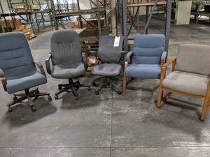 Lot of office chairs...