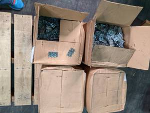 4 boxes of sound ceilings metal har...