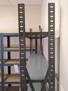 Metal shelf 4 wide 6.5 tall...