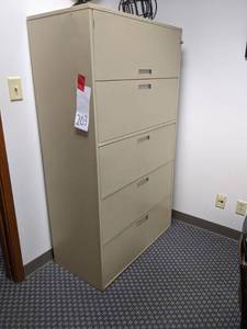 Metal file cabinet 3 wide 62 tall...