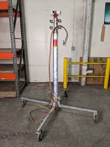 Capitol stage lighting stand on whe...