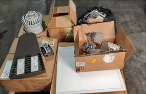 Pallet of RAB led lighting and acce...