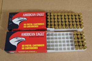 lot 6 image: 65 Federal American Eagle .45 GAP 185 Gr TMJ Ammo
