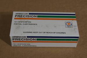 lot 8 image: 50 Armscor Precision .38 Super 125 Gr FMJ Ammo