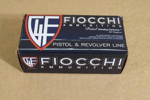 lot 12 image: 50 Fiocchi .357 Magnum 142 Gr FMJTC Ammo
