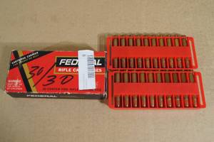 lot 64 image: 20 Reloaded .30-30 Win Ammo