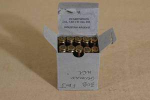 lot 30 image: 20 Rounds of Military Surplus 7.62 x 51 (.308) FMJ Ammo