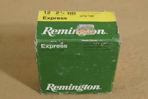 lot 74 image: 25 Remington Express 12 Gauge 2-34 BB Shotshells