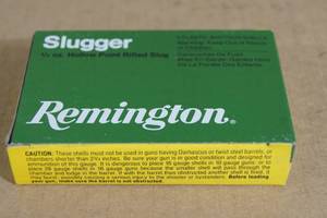 lot 77 image: 5 Remington Slugger 16 Gauge 2-34 45 Oz HP Rifled Slugs