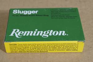 lot 79 image: 5 Remington Slugger 16 Gauge 2-34 45 Oz HP Rifled Slugs