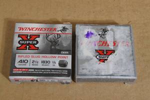lot 82 image: 10 Winchester Super-X .410 Gauge 2-12 15 Oz HP Rifled Slugs