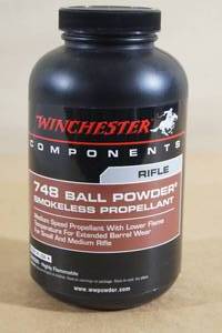 lot 99 image: 1 Lb Winchester 748 Ball Smokeless Gun Powder