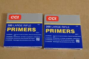 lot 138 image: 200 CCI No 200 Large Rifle Primers