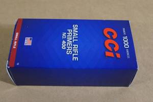 lot 141 image: 1000 CCI No 400 Small Rifle Primers