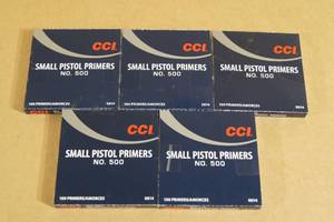 lot 143 image: 500 CCI No 500 Small Pistol Primers