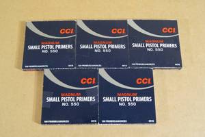 lot 144 image: 500 CCI No 550 Small Pistol Magnum Primers