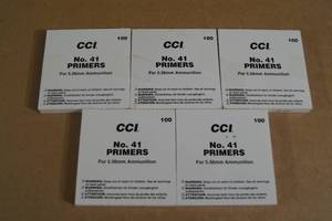 lot 146 image: 500 CCI No 41 Primers for 5.56mm