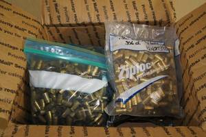lot 150 image: Box of Empty .380 Auto Casings