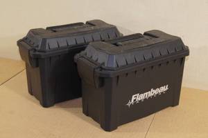 lot 197 image: 2 Flambeau Tactical Plastic Ammo Cans