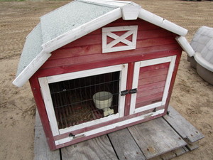 lot 35 image: Bunny hutch, 37Wx33Lx 31H...