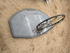 lot 44 image: Huffy Sports basketball backboard &...