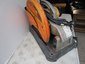 lot 56 image: DeWalt 14 chop saw...