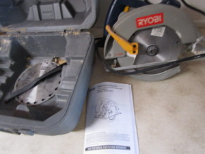 lot 103 image: Ryobi 7-14 circular saw...