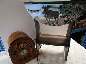 lot 135 image: Retro radio - AMFMCass, cabin sce...