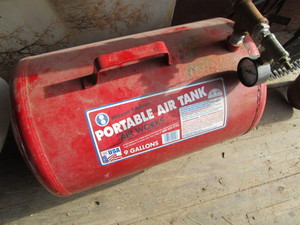 lot 138 image: Air tank, 9 gallon...