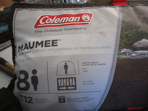 lot 187 image: Camping tent, 8 person...