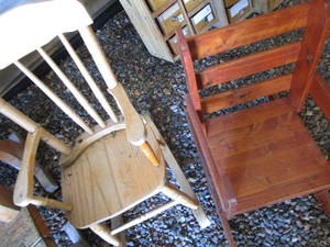 lot 205 image: Toddler rocking chairs, pair...