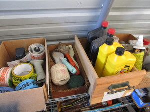 lot 213 image: Caution & marking tape, tape dispen...