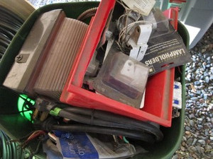 lot 222 image: Electrical supplies with 220v cord ...