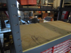 lot 278 image: Metal shelf, 36Wx18Dx72H...