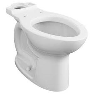 American Standard Cadet 3 1.28 GPF Single Flush Toilet Tank and Tall Height Elongated Toilet Bowl in White